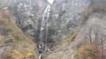 A waterfall at the mountains